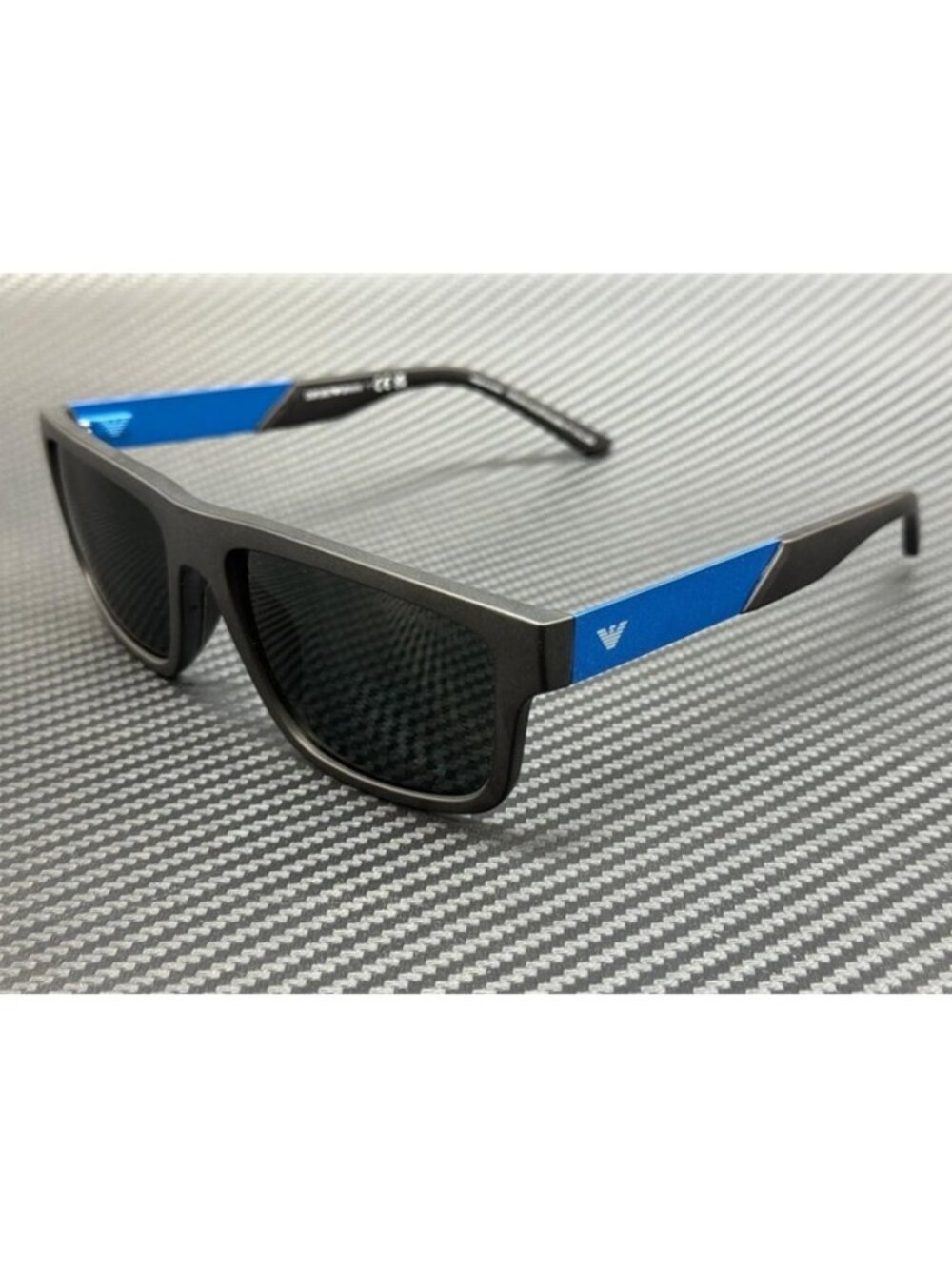 New Emporio Armani Men Matte Black Sunglasses 57-18-145